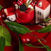 tételeket Műfüzér cseresznyével. Tökéletes természetes szobadekorációhoz. Virágos hatású. 160 cm.