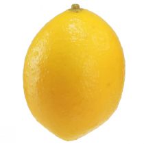 tételeket Dekoratív műcitrom szett, sárga 4,5 cm x 6,5 cm - 12 db-os csomag, megtévesztően realisztikus műgyümölcsök asztaldíszítéshez és kézműveskedéshez
