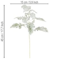 tételeket Mesterséges Senecio ág (aggwort), bonyolult kidolgozású, 45 cm, 3 darab