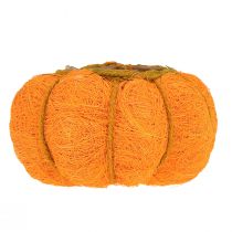 tételeket Tök kaspó narancssárga/sárga-zöld szizálból Ø15cm M9cm