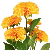 tételeket Művirágok dekoratív dáliák műsárga narancs 50cm