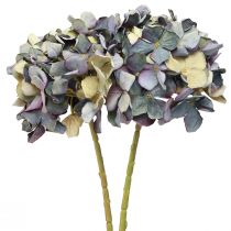 tételeket Kék hortenzia művirágok nagy Ø15cm L58cm 2db