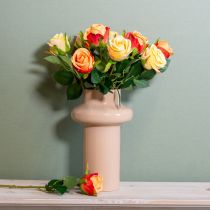 tételeket Műrózsa kompozíció, időtlen fénypontja bármilyen enteriőrnek ízléses dekorációhoz, 44 cm, 6 darab