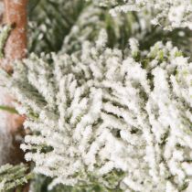 tételeket Műfenyő fémlemezen hó téli dekoráció 35x115cm