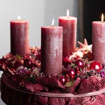 tételeket Élénkpiros bogyóágak – ideális ünnepi dekorációhoz, 30 cm – 6 db-os készlet