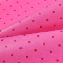 tételeket Mandzsettapapír 25cm 100m pont rózsaszín