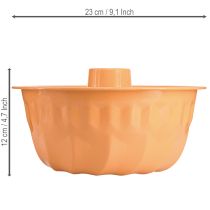 tételeket Fém díszes sütőforma Bundt torta narancssárga Ø23cm M12cm