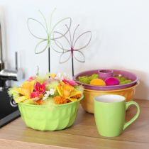 tételeket Fém dekoratív Gugelhupf tortaforma almazöld Ø23cm H12cm