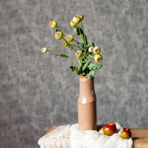 tételeket Műpipacs dekorációs csokor, valósághű virágok lakberendezési kiegészítőkhöz, 61cm, 3 darab