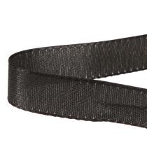 tételeket Dekoratív szalag ajándék szalag fekete szalag szegély 15mm 3m 10 db