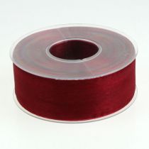 tételeket Organza szalag organza anyagból Bordeaux 40mm 50m