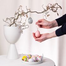 tételeket Húsvéti tojásdíszek dekorációs ötletként. Bájos húsvéti dekorációs kiegészítők, 6 cm, 6 darab.