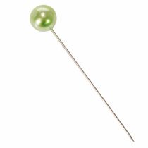 tételeket Gyöngyfejű tűk, almazöld, Ø10mm, 60mm