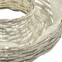 tételeket Fehér fűzfa virágcserép, 2 db-os szett, Ø25/30cm, dekoratív szobanövényekhez