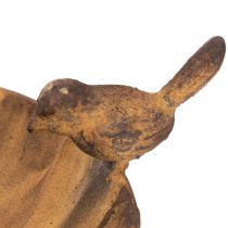 tételeket Dekoratív függőtál, kerti dekoráció, rozsdahatású, Ø31cm, H62cm