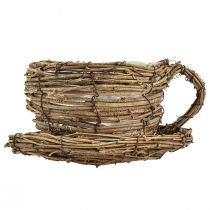 tételeket Növénytartó tányérral, kaspó, szőlő, natúr, Ø19cm, M9cm