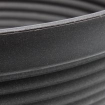 tételeket R-tál műanyag antracit Ø13cm - 19cm 10db