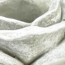 tételeket Rózsa kerámia sírdísz asztaldísz gyertyatartó nagy Ø17cm H9cm