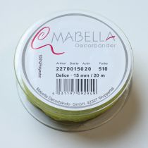 tételeket Pöttyös mintás szalag díszes ajándékcsomagoláshoz, 1,5 cm széles, 20 m hosszú