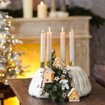 tételeket Karácsonyi szóró dekorációs sütik csillag alakúak, 24 darab, ünnepi asztaldísz sütik csillag alakúak, porcukor hatásúak, dekoratív csillagok polirezinből kb. 6 cm