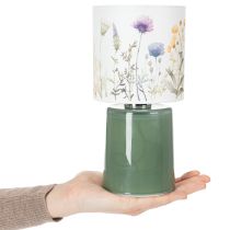 tételeket LED asztali lámpa virágmintával a nappali stílusos világításához, 23 cm