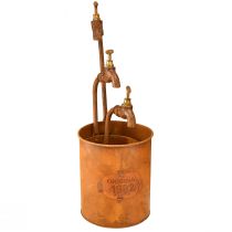 tételeket Ültetős patinás dekoratív fém csappal H25/37/43cm 3 db-os készlet