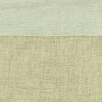 tételeket Juta szövetből készült virágtartó kosár, natúr evőeszköz, Ø26cm, M21cm, 3 db