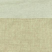 tételeket Juta szövetből készült virágtartó kosár, natúr evőeszköz, Ø28cm, M25cm, 3 db