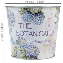 tételeket Fém virágcserép hortenziához, Ø24cm, M21cm