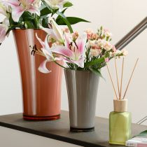 tételeket Váza “Fizzy” Ø16cm M27cm platina szürke 1 db