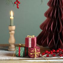 tételeket Karácsonyi dísz papírmasé ajándékcímkék 6 cm 3 db