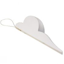 tételeket Karácsonyi golyó papír méhsejt dekoráció hagyma fehér FSC Ø12cm