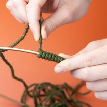 tételeket Zöld gyapjúzsinór arany cérnával, 5m x 5mm dróttal, díszítéshez és kézműveskedéshez