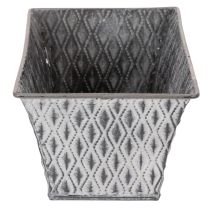 tételeket Cink tál rombusz mintával 22cm × 12cm
