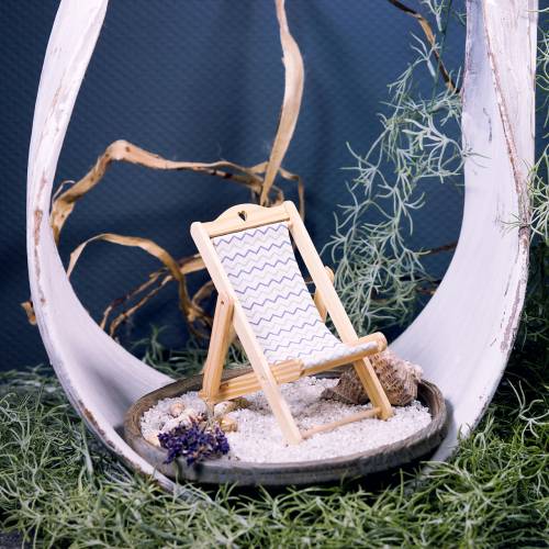 Floristik24 Deco nyugágy cikcakk mintás H15cm 3db