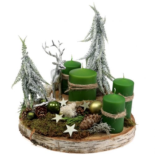 Floristik24 Deco figura szarvas ezüst 16,5 cm