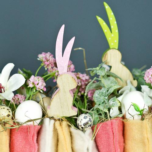 tételeket Dekofigur nyúl hosszú füle 15cm 6db