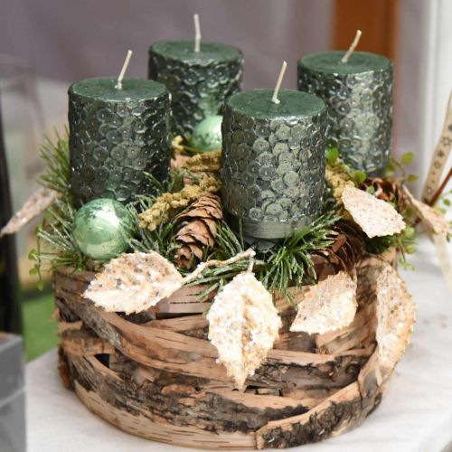 Floristik24 Dekoratív ág arany és csillogó karácsonyi dekoráció ág csillám 65cm