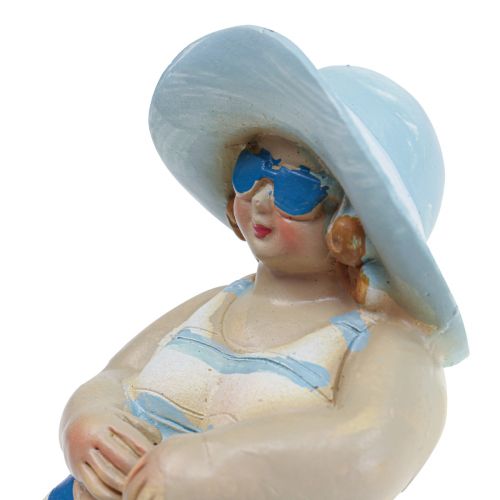 Floristik24 Maritime Deco Ladies Deco figurák Baddeko H10/9,5cm 2db-os szett