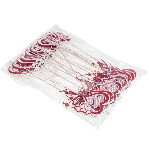 tételeket Virágdugó díszdugó „Love” Valentin-nap 25,5cm 16 db