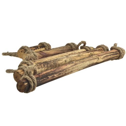 tételeket Faldekoráció Karácsonyfa fa bohém dekoráció lángolt 50×65cm