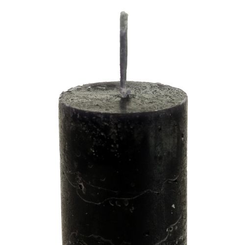 tételeket Pálcás gyertyák festett fekete gyertyák 34×240mm 4db