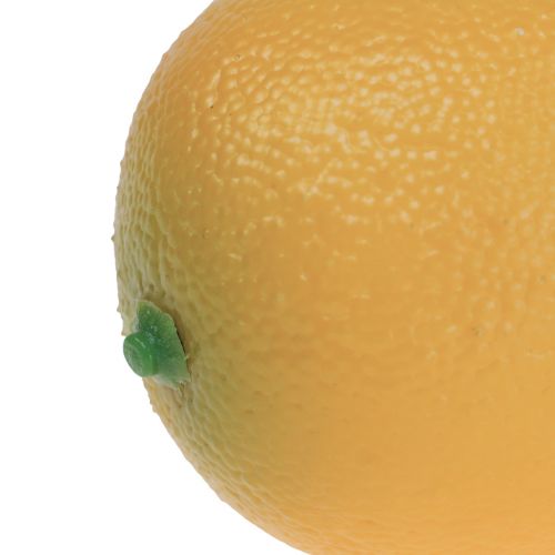tételeket Mesterséges citrom dekoratív élelmiszer-bábu 8cm 6db