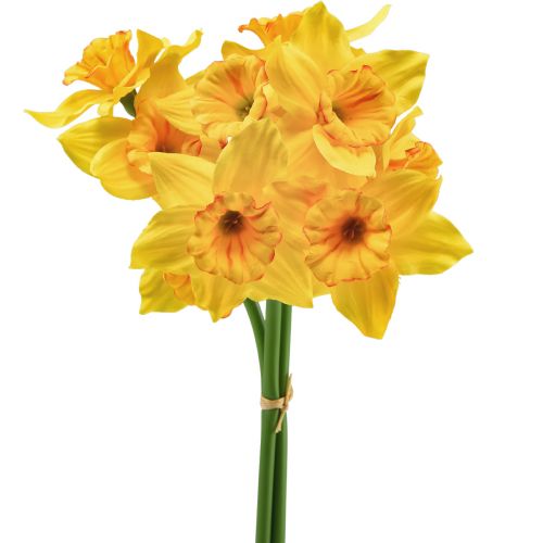 tételeket Nárcisz dekoráció művirág sárga nárcisz 38cm 3db