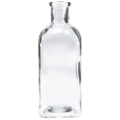tételeket Dekoratív üvegek Négyzetes Mini Vázák Üvegtiszta 7x7x18cm 6db