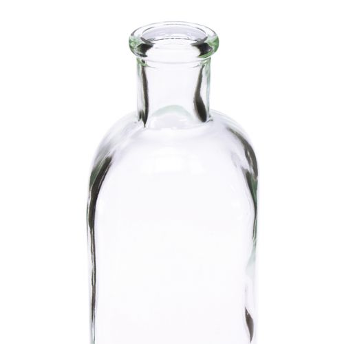 tételeket Dekoratív üvegek Négyzetes Mini Vázák Üvegtiszta 7x7x18cm 6db