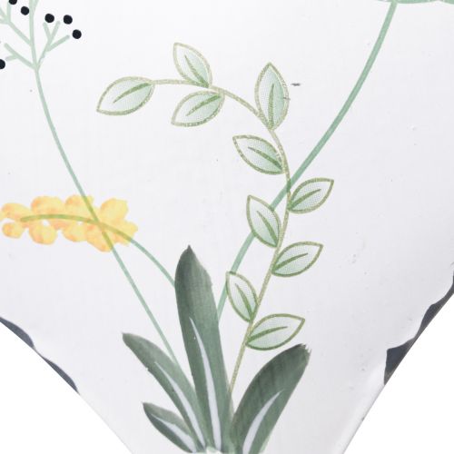 tételeket Akasztható szívek fémből vidéki ház stílusban 13cm×13cm 4 db