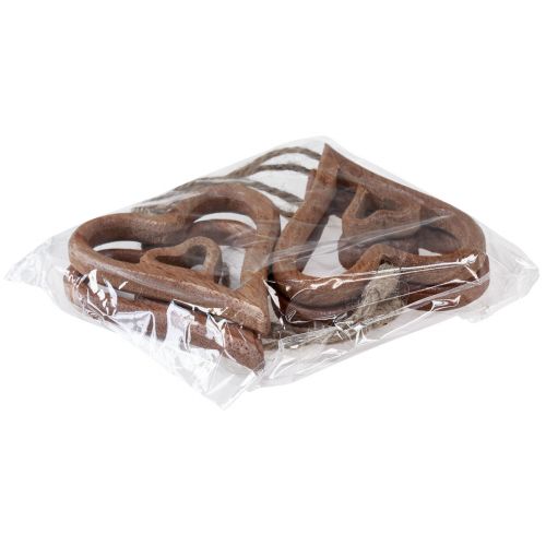 tételeket Faszív natúr fa szívek akasztáshoz 8×11cm 4 db