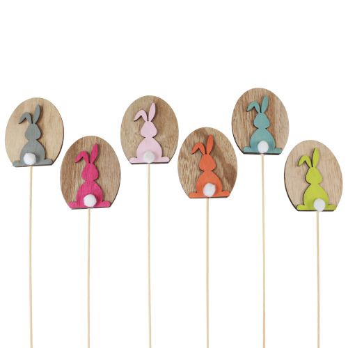 tételeket Virágdugó Húsvéti dekoráció fa nyuszik tojással 7,5×8cm 14db