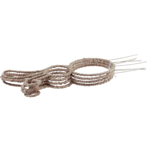 tételeket Húsvéti nyuszi dekoratív díszdugó nyúl fém natúr H36cm 4 db